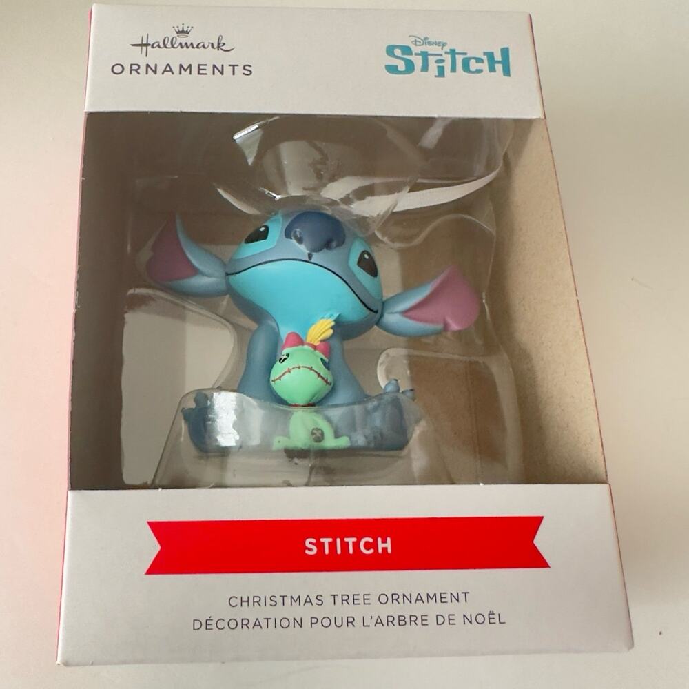 Disney Stitch Christmas Tree Ornament New In Box